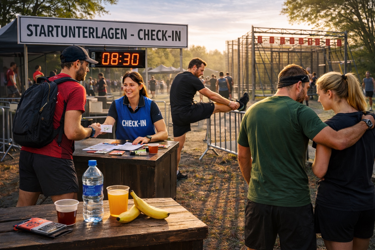 Teilnehmende vor dem Start eines OCR
